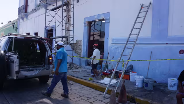 El 10% de las viviendas están a punto de colapsar, lo que representa un peligro para los transeúntes