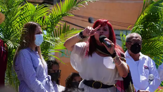 La candidata Layda Sansores señaló a la presidenta del Instituto Electoral del Estado de Campeche