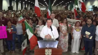 Desde Mérida, Joaquín Díaz Mena participa en el informe de Claudia Sheinbaum