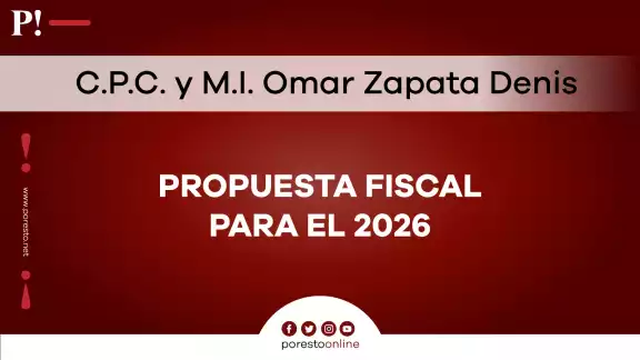 Propuesta fiscal para el 2026
