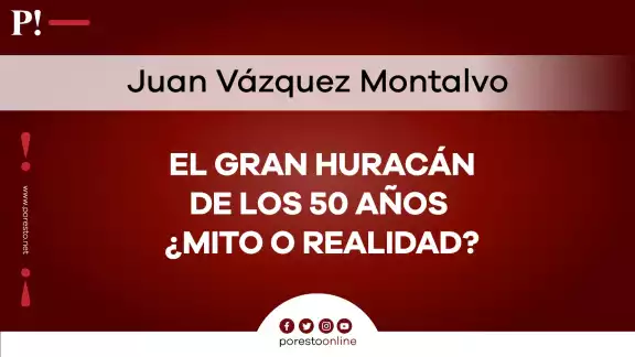 El gran huracán de los 50 años ¿mito o realidad? El gran huracán de los 50 años ¿mito o realidad?