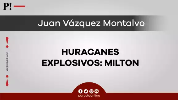 Huracanes explosivos: Milton Huracanes explosivos: Milton
