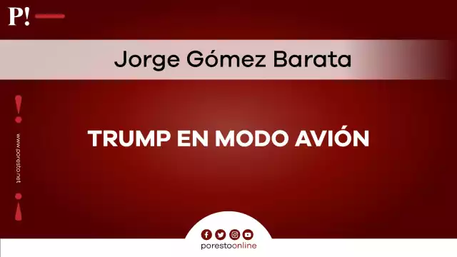 Trump en modo avión