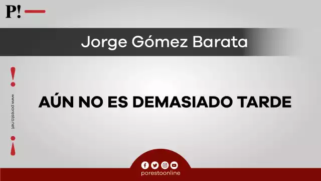 Aun no es demasiado tarde