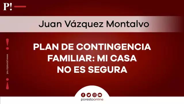 Plan de contingencia familiar: mi casa no es segura