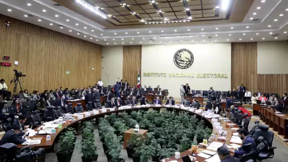 El INE inició el cómputo de los votos a partir de las 20:00 horas. Foto: INE El INE inició el cómputo de los votos a partir de las 20:00 horas. Foto: INE