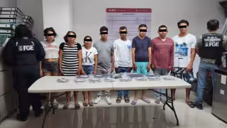 Cae presunta banda criminal generadora de violencia durante un operativo en Holbox