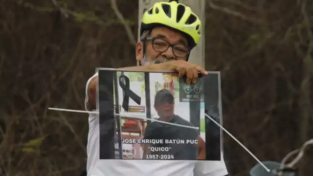 José Batún fue víctima de un accidente en su bicicleta