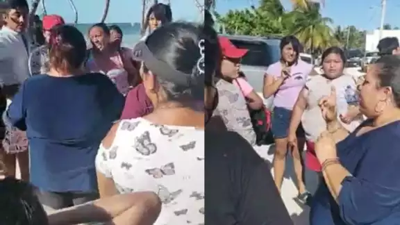 La mujer alegaba que la zona ocupada por los bañistas era un terreno ejidal La mujer alegaba que la zona ocupada por los bañistas era un terreno ejidal