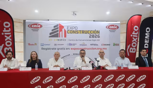Mérida será sede del mayor encuentro de la construcción con la Expo Construcción 2026