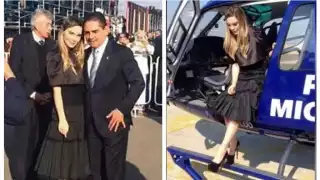 Fue en 2016 durante una visita del papa que Belinda y Aureoles se vieron envueltos en la polémica