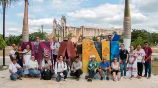 El grupo de agentes viajeros llegó antes del mediodía al municipio para constatar la infraestructura y oferta turística con la que cuenta, así como su producción