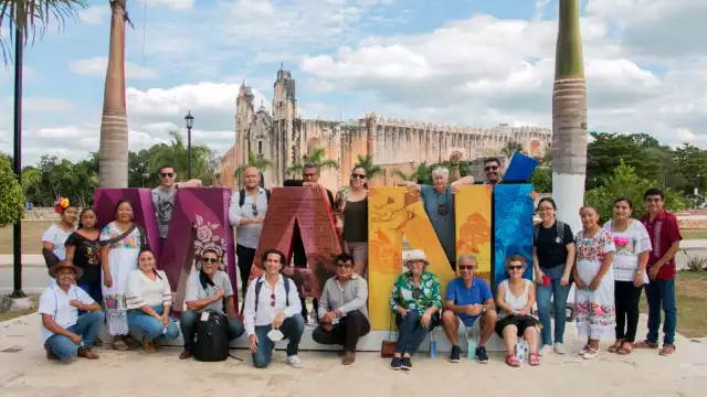 El grupo de agentes viajeros llegó antes del mediodía al municipio para constatar la infraestructura y oferta turística con la que cuenta, así como su producción