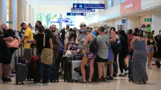 Cuando salimos usamos cubrebocas y de regreso nos hacemos la prueba:Turistas