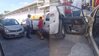 Los hechos ocurrieron alrededor de las 12:30 horas cerca del mercado Morelos