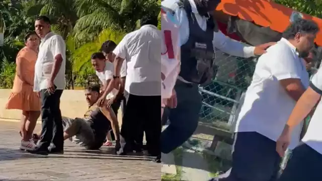 Al menos cinco taxistas golpearon a un usuario de Uber en el bulevar Kukulcán en Cancún