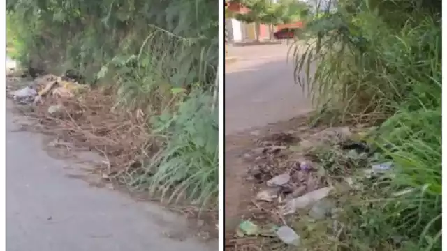 La zona más contaminada se encuentra en el cruce de Tabí con Cuatro de Marzo, lo cual es propiciado por la falta de vigilancia y luminarias