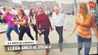 ¿Quiénes cuidaron al presidente AMLO durante la marcha?