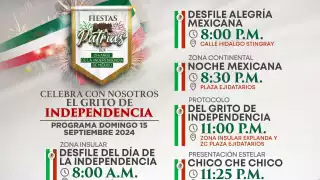   Grito de Independencia en Isla Mujeres: Actividades para el 15 de septiembre  
