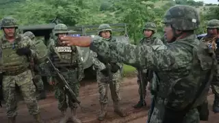 SEDENA asegura varias armas y municiones en Tamaulipas