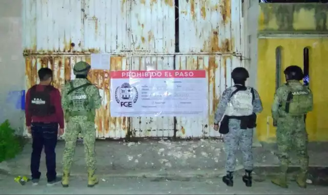 Elementos de diferentes corporaciones participaron en los cateos.