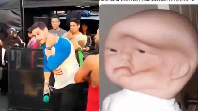 Adrián Marcelo fue atacado por el luchador durante una entrevista para su programa de Youtube