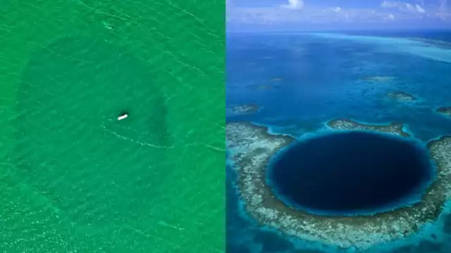 En Chetumal y Belice pueden encontrarse estos impresionantes agujeros azules