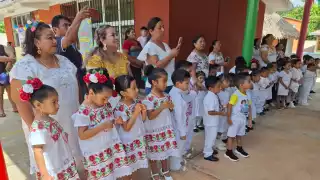 Inicia ciclo escolar 2025-2026 en jardines de educación indígena en Hecelchakán