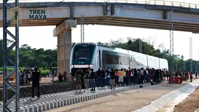 Se espera que el Tren Maya facilite el recorrido de los turistas y locatarios