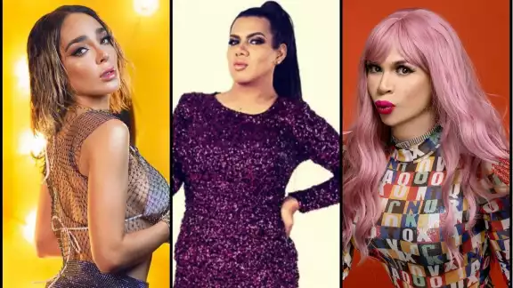 Manelyk González, Kimberly "La Más Preciosa" y Trixy Star, algunas de las invitadas a la marcha gay de Mérida