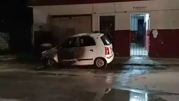 Durante el atentado también se dejó una manta Durante el atentado también se dejó una manta