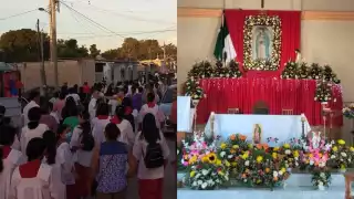 Previo a los festejos de la Virgen este 12 de diciembre se realizó una kermés