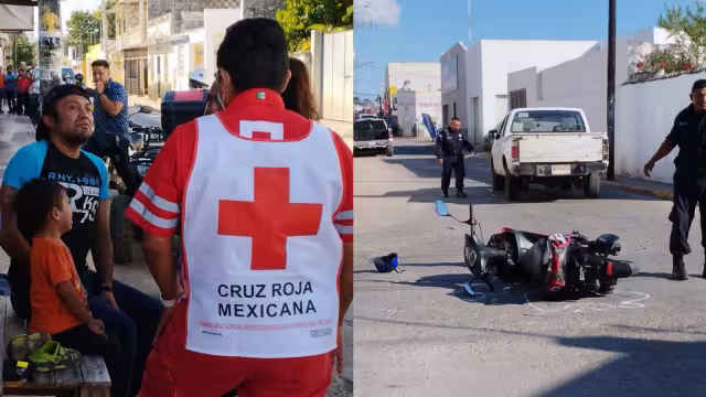 El hombre y el niño fueron trasladados al hospital para ser valorados por las lesiones