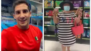 Tras haber recibido el video de apoyo de su mamá, Rommel agradeció a toda su familia