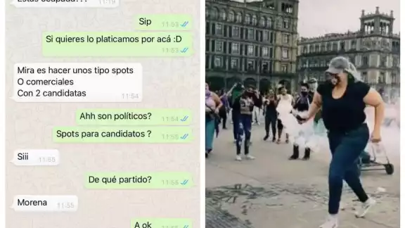 Supuesta conversación en la que se le invita a participar en los spots Supuesta conversación en la que se le invita a participar en los spots