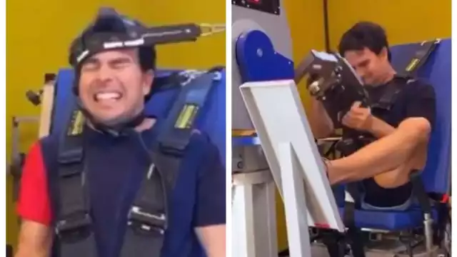 Algunos de los ejercicios del entrenamiento del piloto