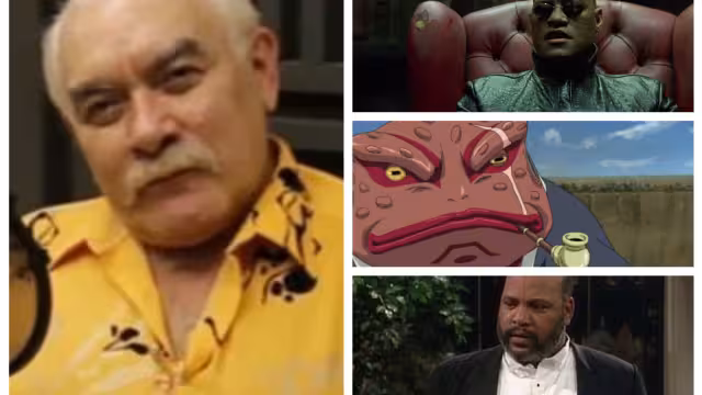 Entre sus personajes más reconocidos se encuentran Morfeo de Matrix, Gamabunta de Naruto y el Tío Phil en El Príncipe del Rap