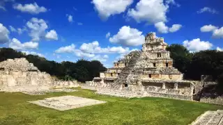 Las zonas arqueológicas de Edzná y Xcalumkín en Campeche fueron intervenidas por el INAH