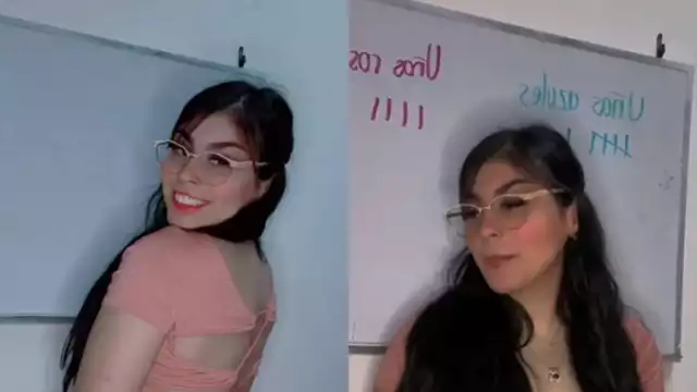 Guapa maestra de Kínder exhibe los mensajes de los papás en Tiktok