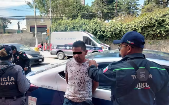 El hombre fue puesto a disposición de la Fiscalía de Edomex