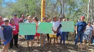 Ejidatarios de Yucatán piden a los de Calkiní unirse a la lucha contra la empresa Mayakán