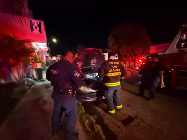 Gracias a la rápida intervención de los cuerpos de emergencia, el conato de incendio fue controlado en cuestión de minutos