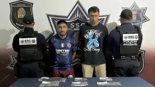 Detienen a dos sujetos en Cancún vinculados a una red de préstamos ilegales "gota a gota"