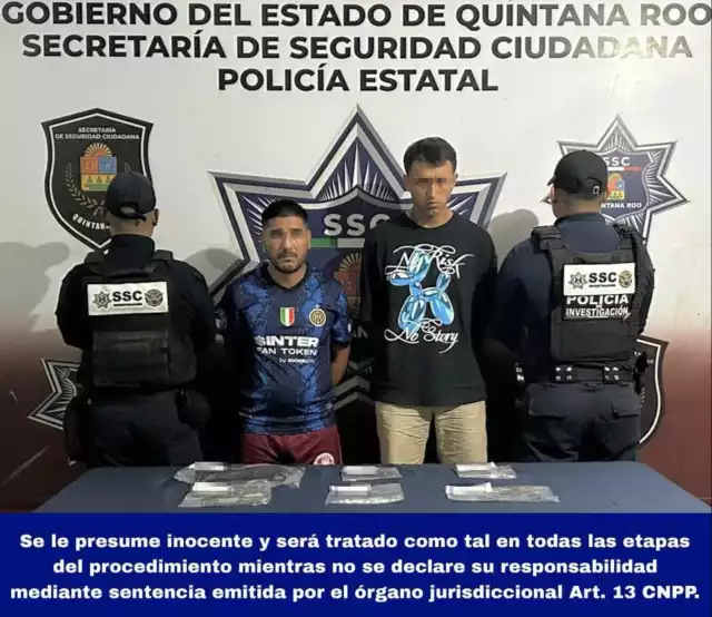 Los dos hombres detenidos fueron presentados por la SSC.