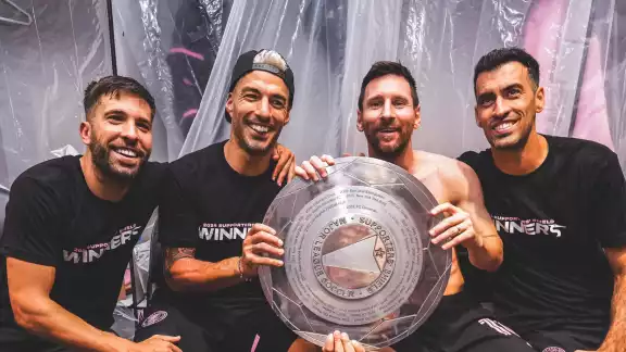La celebración con los grandes La celebración con los grandes