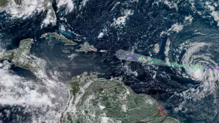 ¿Llegará a Campeche? Tormenta Tropical ‘Dolly’ avanza en el Atlántico; esta es su trayectoria