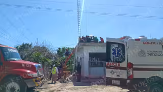 Trabajador cae de torre de más de 30 metros y resulta gravemente lesionado en Escárcega