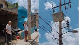 Temor en Hopelchén por transformador que genera chispas y apagones en Barrio Norte