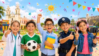 ¿Qué quieren ser los niños cuando sean grandes en Campeche?