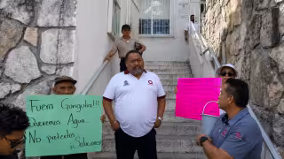 Desabasto de agua desata protesta ante CAPA en Cozumel